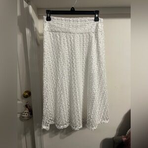 FINAL PRICE Elizabeth & Nicole Lace A-line Skirt